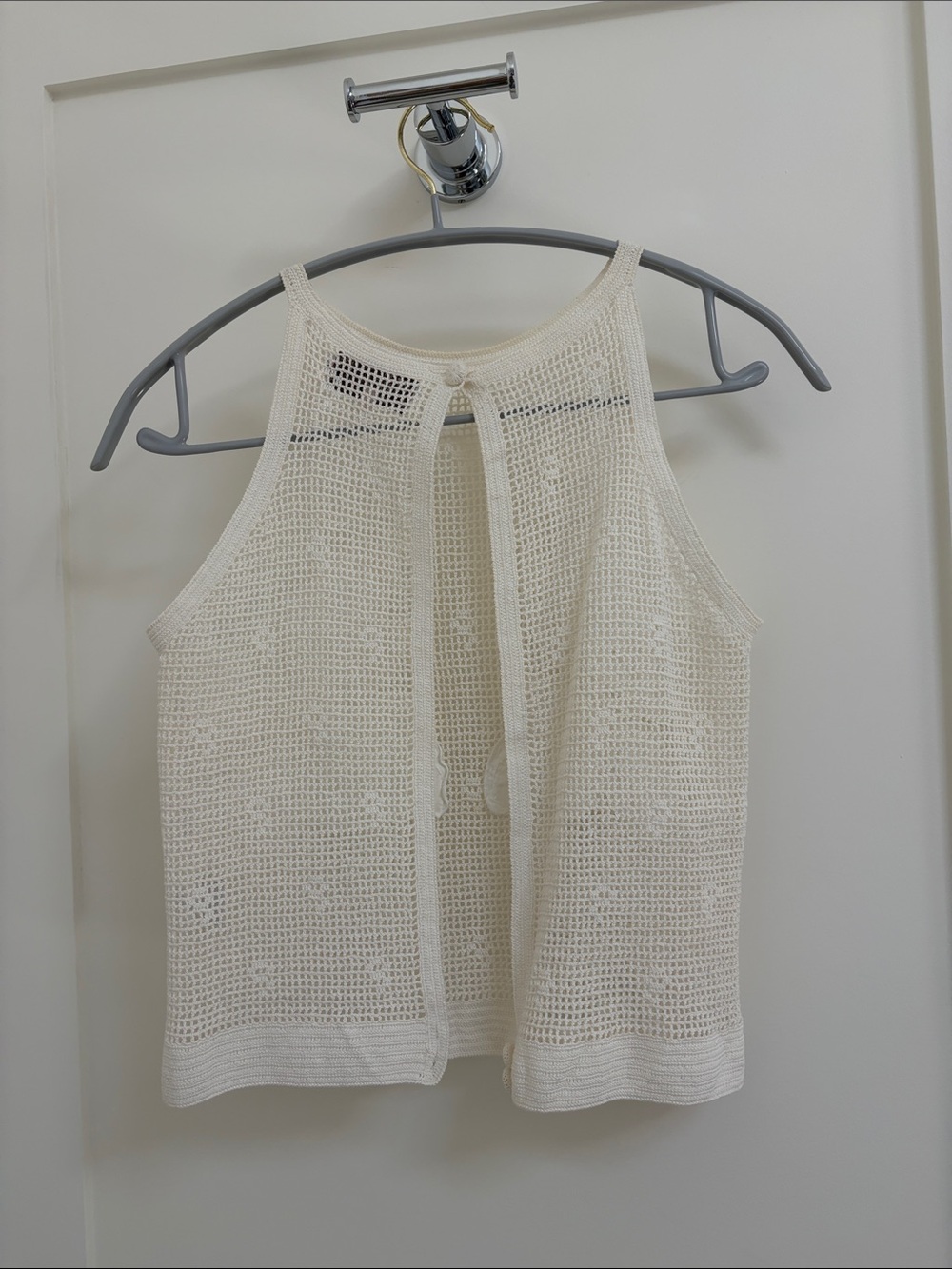 Vintage B Altman & Co Hand Crochet Two-Piece top - Picture 5 of 11